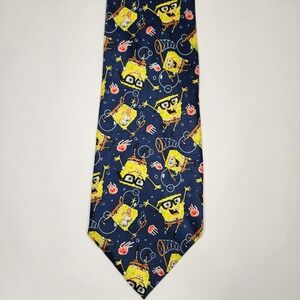 Nickeleon SpongeBob SquarePants SquareTie Neck Tie